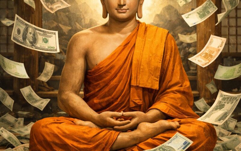 La gestión del dinero en una comunidad budista